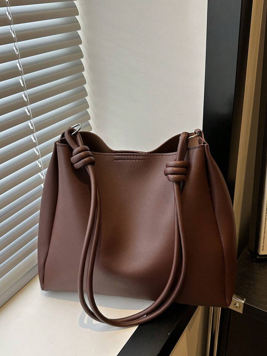 Luxury New PU Leather Fashion Design High-End Tote Bag,Business Professional Women