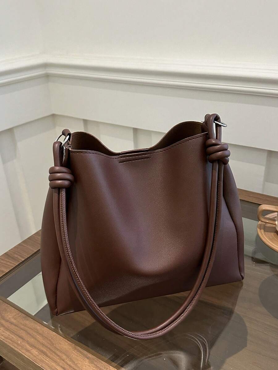 Luxury New PU Leather Fashion Design High-End Tote Bag,Business Professional Women