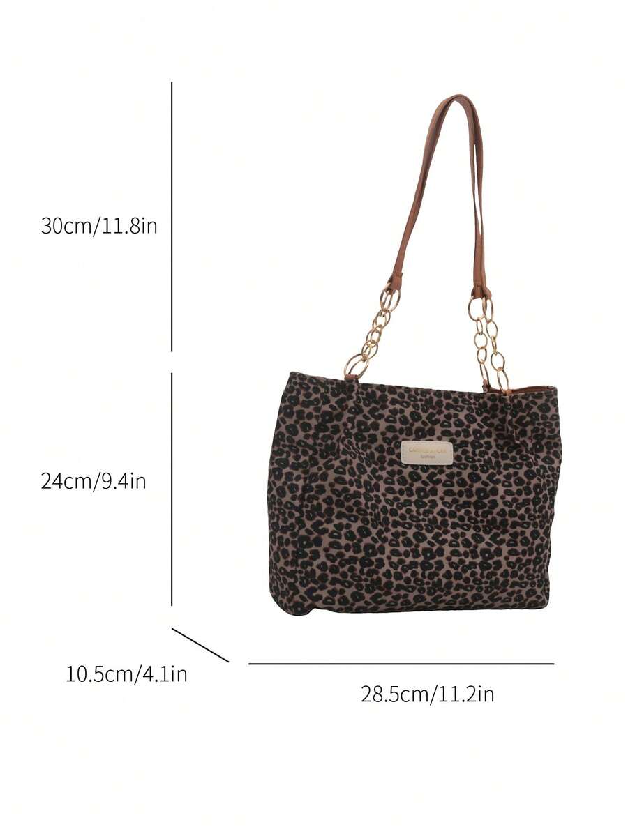 Fashionable Striped Handbag- Women's Large Capacity Shoulder Bag- Zipper Tote Bag For Daily Use- Metal Chain Tote Bag Minimalist Chain Shoulder Tote Bag For Teen Girls Women College Students,Rookie