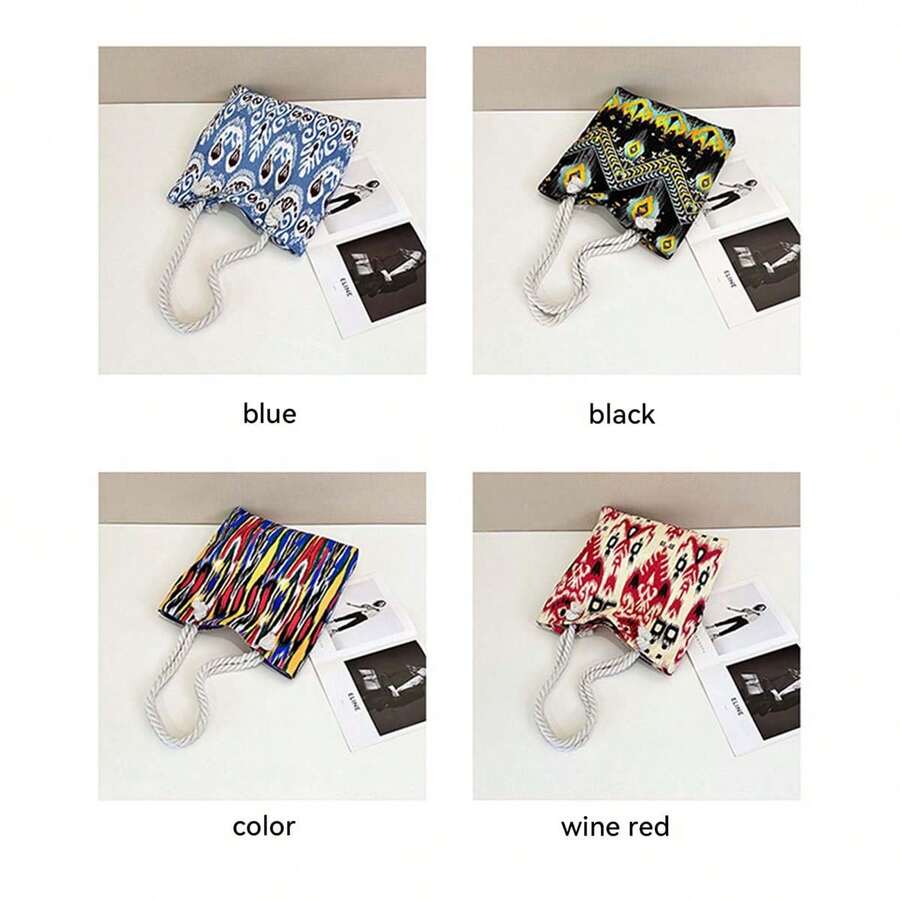 Women's Tote Bag Large Opening Design Stylish Unique Print Large Capacity Shoulder Bag