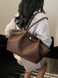 DAZY In The Autumn Of 2025, The New Casual And Simple Tote Bag For Women Commuting To Work, Large-Capacity Shoulder Bag, Fashion Sense, Underarm Bag, Shopping Basket Handbag, Versatile Retro Commuting