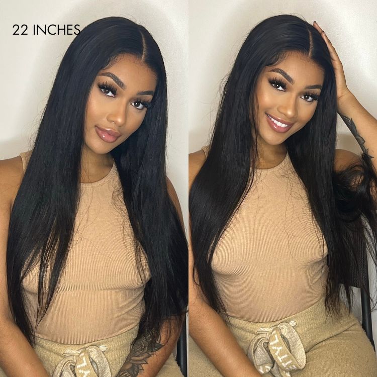 Luvme Hair 180% Density | Silky Straight Glueless 5x5 Closure HD Lace Long Wig | Large & Small Cap Size - US Only
