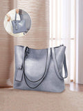 Women's PU Leather Crossbody Tote – Large Capacity Top Handle Shoulder Bag With Zipper Closure And Adjustable Removable Strap For Commuting