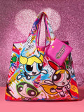 THE POWERPUFF GIRLS X 1 Cute Cartoon Character Printed Polyester Foldable Shoppi