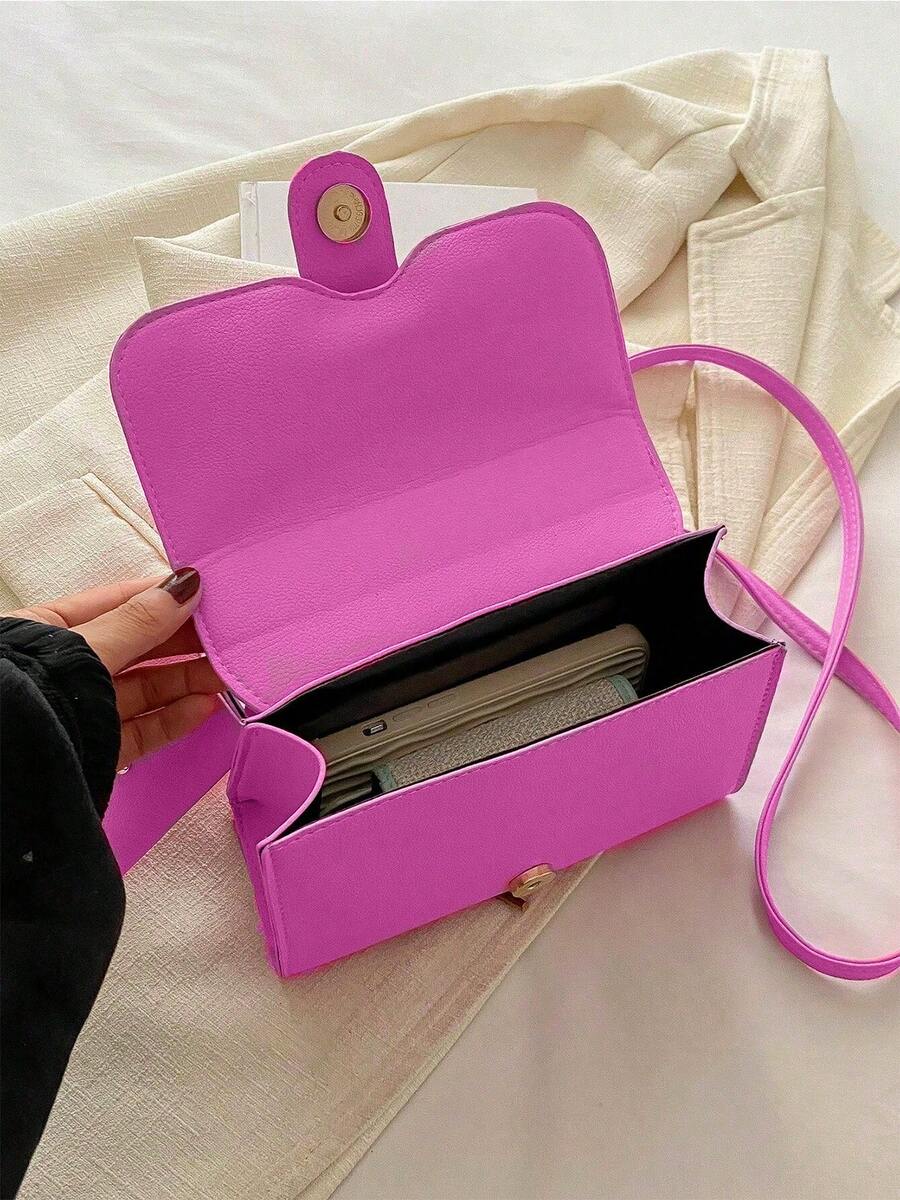 Women's Exquisite Buckle Square Bag Fashion Shoulder Bag Casual Handheld Tote Bag Office Commuter Bag For Daily Use And Valentine's Gifts Giving