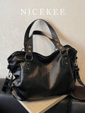 Fashionable Large Capacity Faux Leather Tote Bag, Commuter Shoulder Crossbody Women's Bag, Suitable For Outings, Shopping, Travel