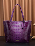 Oversized Embossed Tote Bag With Pouch, Large Women Shoulder Bag For Outdoor Beach Camping, Lightweight Bag Fits Tablet With Decor Charm