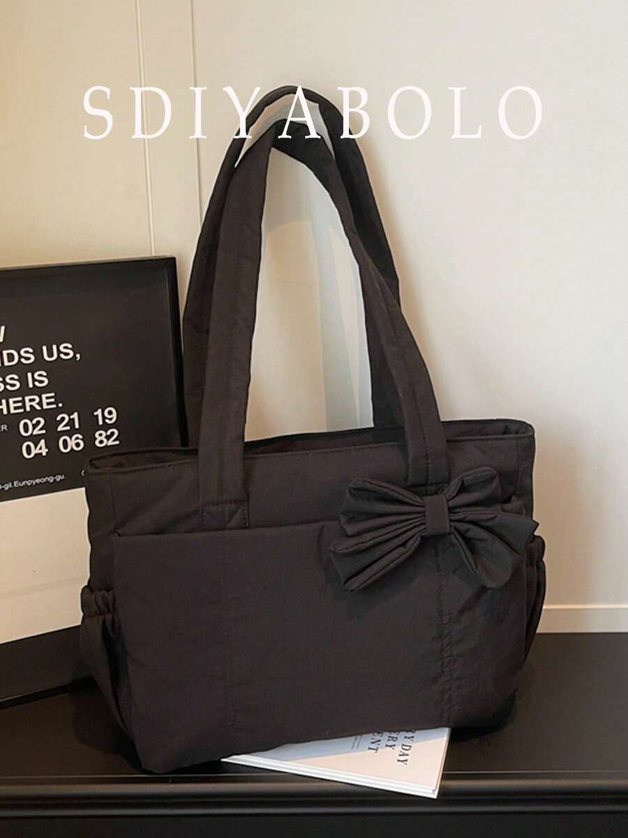 Women's Tote Bag, Lightweight Fluffy Handbag, Suitable For Travel, Work, Beach, Gym, Shopping