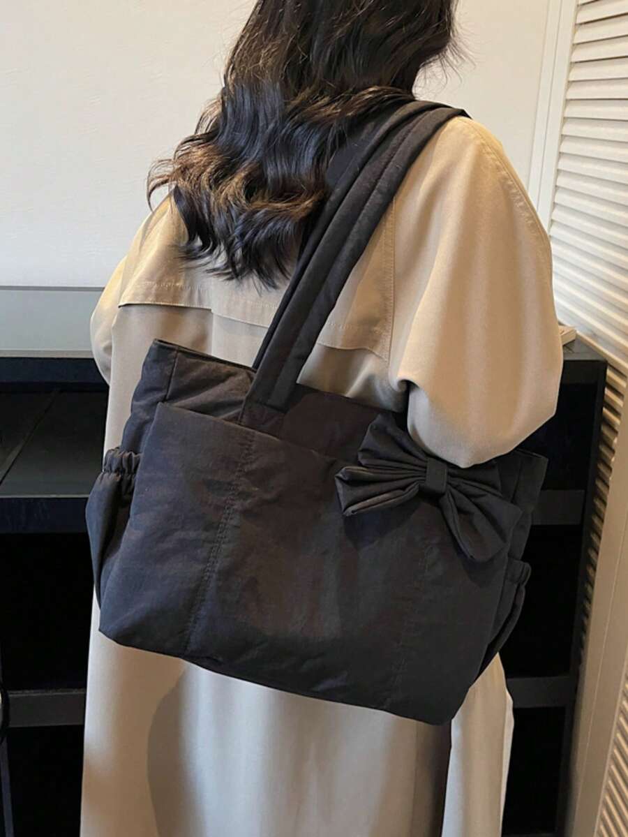 Women's Tote Bag, Lightweight Fluffy Handbag, Suitable For Travel, Work, Beach, Gym, Shopping