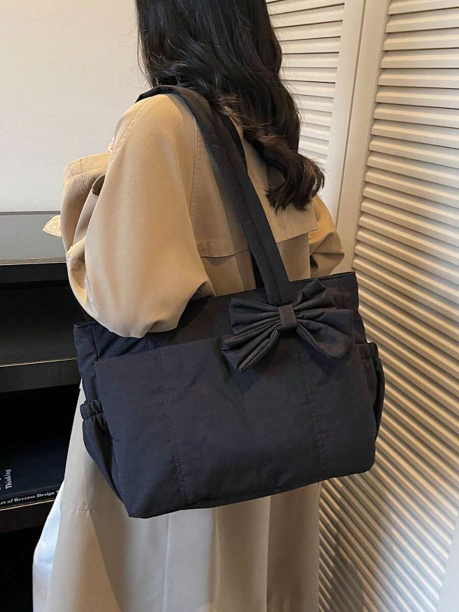 Women's Tote Bag, Lightweight Fluffy Handbag, Suitable For Travel, Work, Beach, Gym, Shopping