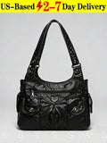 Grunge Punk Casual Women's Shoulder Bag/Totes Large Capacity Handbag For Commuti