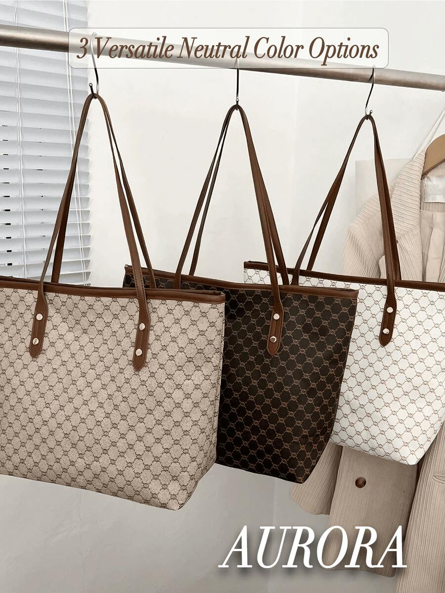 High-End Versatile Ladies Shoulder Tote Bag| Stylish Handbag With A Sleek And Elegant Design, Suitable For Daily Life, Shoulder Bag,Crossbody Bag