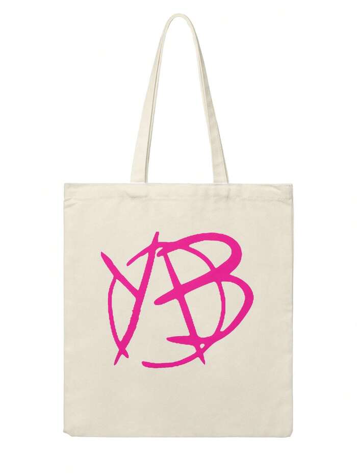 Yungblud Logo Canvas Tote Bag For Women Girl Reusable Tote Bag Foldable Large Ca