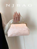 Fashionable Clip-Top Handbag, Elegant Tote Bag For Party And Shopping