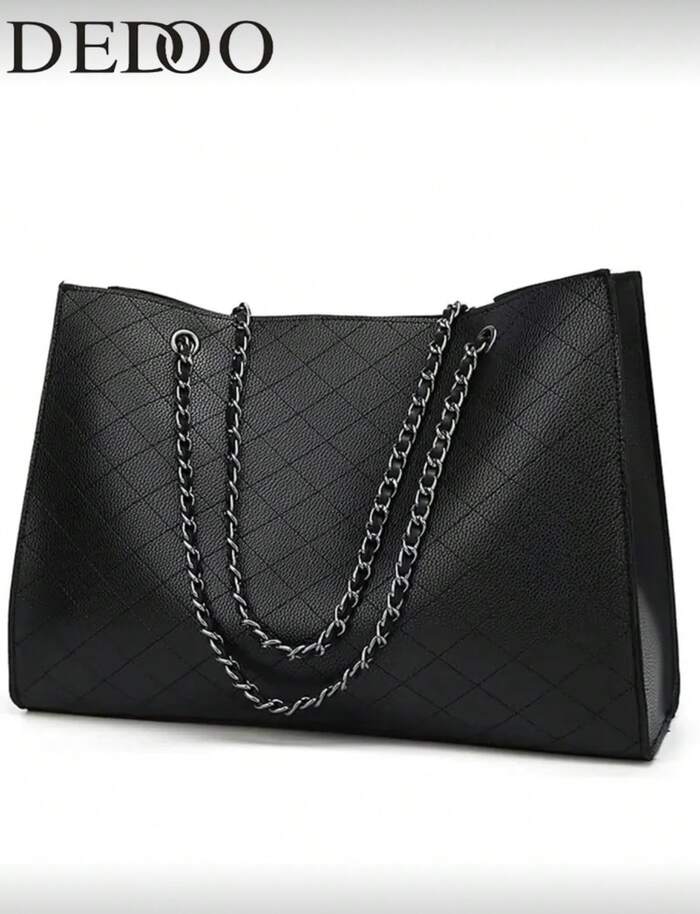 Women Chain Strap Daily Commute Fashion Rhombus Tote Bag