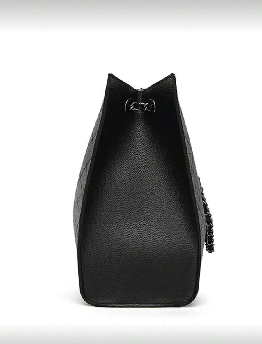 Women Chain Strap Daily Commute Fashion Rhombus Tote Bag, Eye-Catching Work Bags For Women
