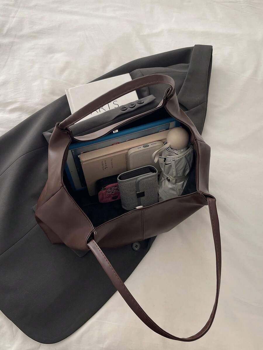 New Large Capacity Tote Bag, Commuter Handbag, Shoulder Bag, Underarm Bag, Unique Design