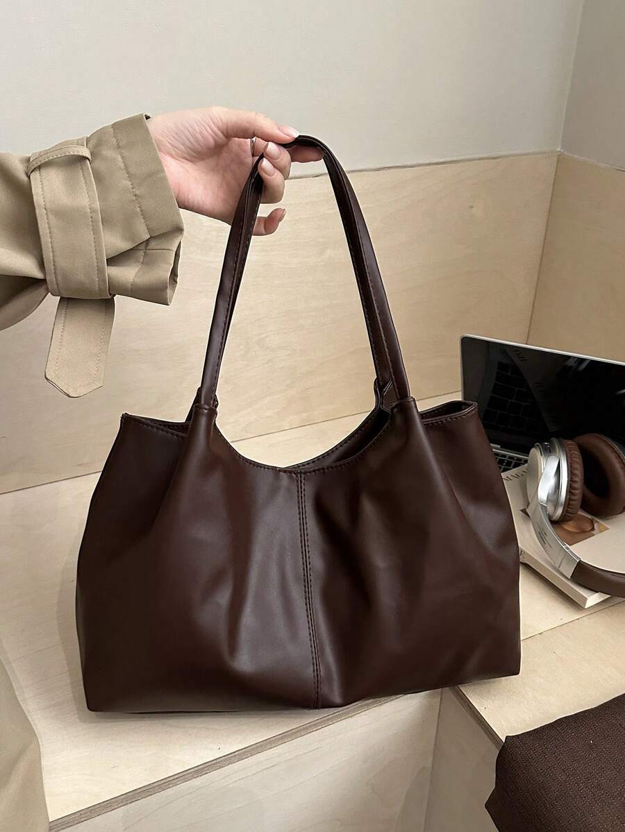 New Large Capacity Tote Bag, Commuter Handbag, Shoulder Bag, Underarm Bag, Unique Design