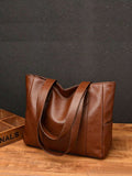 Minimalist Handbag, Suitable For Teenage Girls, Women, College Students, New Professionals And White-Collar Workers, Perfect For Office, Work, Business And Commute. Best Women's Work Bag, PU Leather H