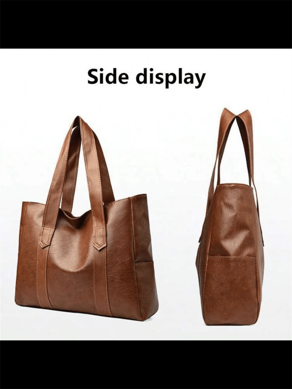 Minimalist Handbag, Suitable For Teenage Girls, Women, College Students, New Professionals And White-Collar Workers, Perfect For Office, Work, Business And Commute. Best Women's Work Bag, PU Leather H