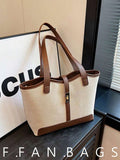 Contrast Color Strap Shoulder Bag With Dual Handles, Suitable For Work Or School. Perfect For Graduate Students, Young Girls, College Freshmen To Seniors, And High School Students. Elegant Women's Con