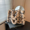 Fuzzy Tote Bag Y2K Fluffy Shoulder Bag Women Furry Purse Large Cute Plush Bag Ladies Faux Fur Bag For Autumn And Winter,Christmas Gifts, Valentine's Day And New Year Gifts