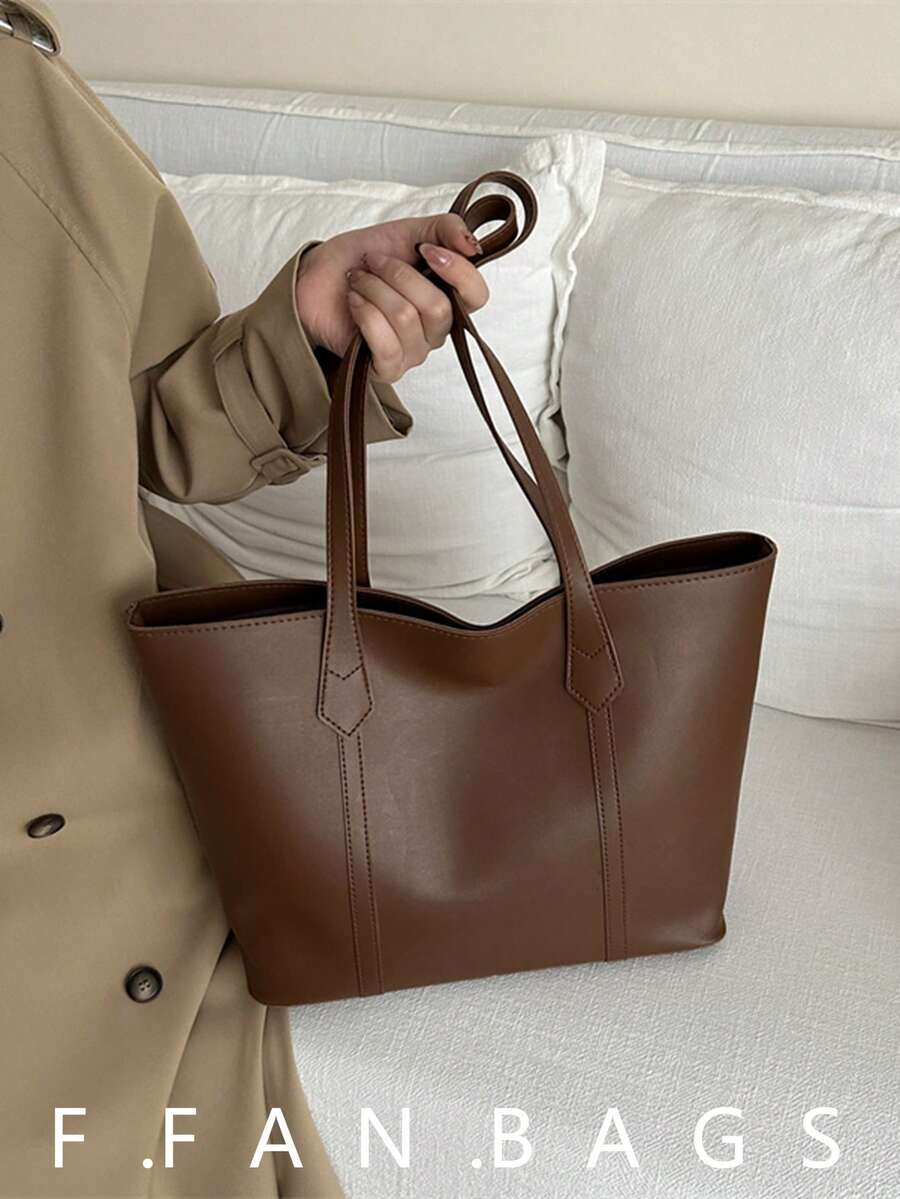 Women's Versatile Tote Bag For Commuting & Daily Use, Tote Bags For School,College Essentials, New Fashionable Big Bags For Women