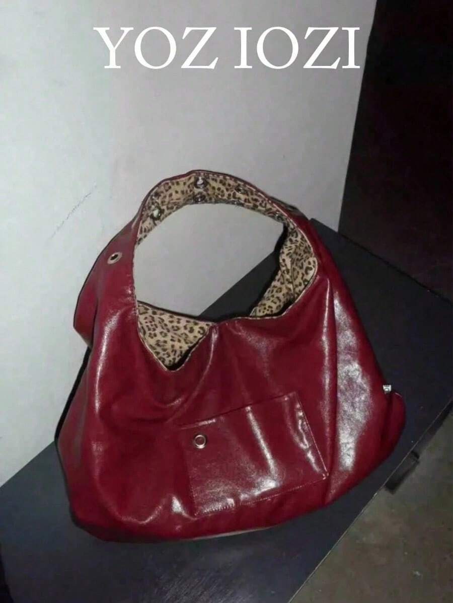 Leopard Print Reversible Tote Purse, Bolsas Bag, College Campus Street Beach Bag, Women Gift, Luxury Chic Japanese Style Love, Halloween Gift