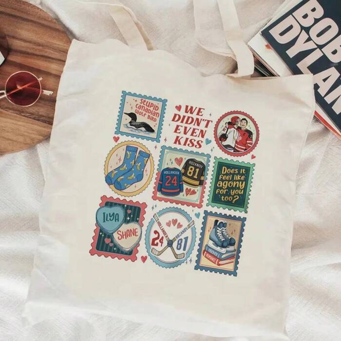 Shane Hollander‌ 24 Ilya Rozanov 81 Canvas Tote Bags Movie Heated Rivalry Shoppi