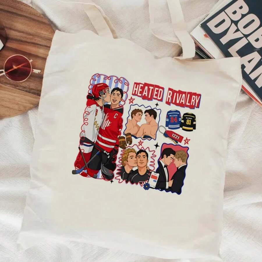 Shane Hollander‌ 24 Ilya Rozanov 81 Canvas Tote Bags Movie Heated Rivalry Shopping Bag Women