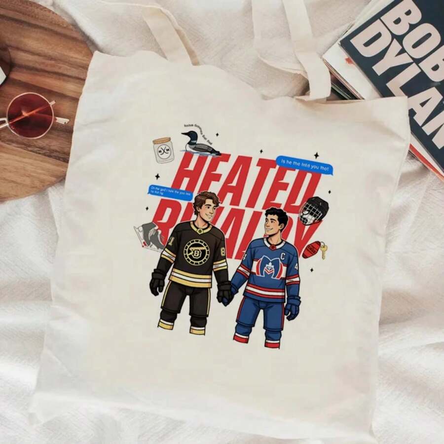 Shane Hollander‌ 24 Ilya Rozanov 81 Canvas Tote Bags Movie Heated Rivalry Shopping Bag Women