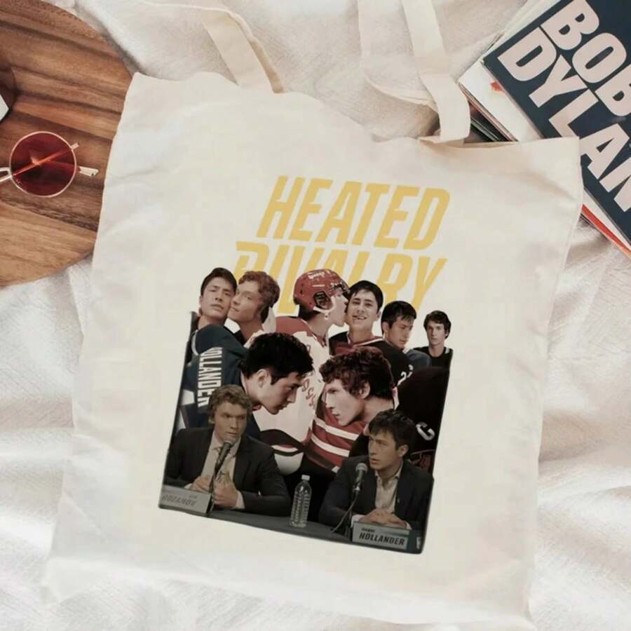Shane Hollander‌ 24 Ilya Rozanov 81 Canvas Tote Bags Movie Heated Rivalry Shopping Bag Women
