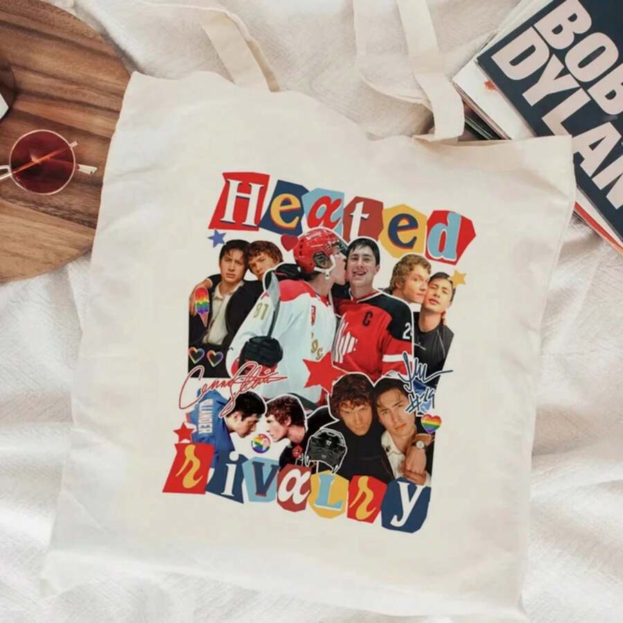 Shane Hollander‌ 24 Ilya Rozanov 81 Canvas Tote Bags Movie Heated Rivalry Shopping Bag Women