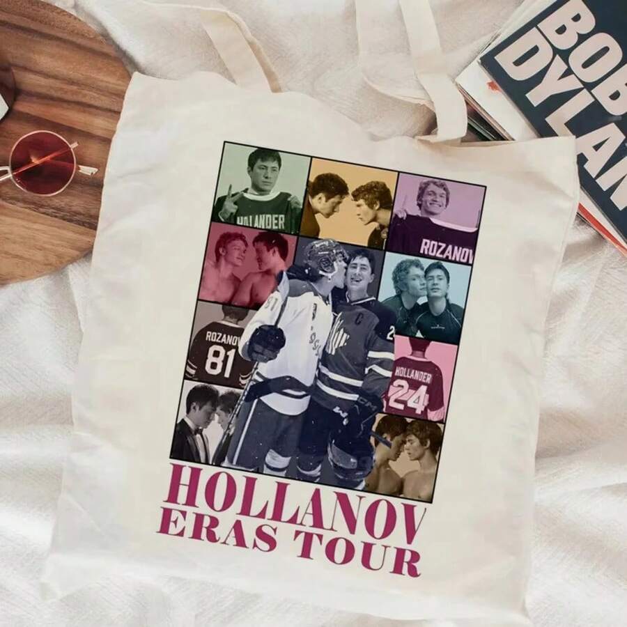 Shane Hollander‌ 24 Ilya Rozanov 81 Canvas Tote Bags Movie Heated Rivalry Shopping Bag Women