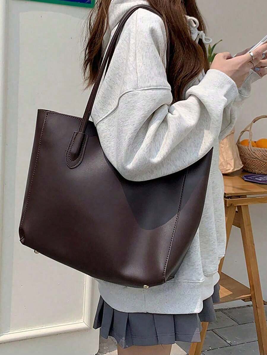 Mother-Daughter Tote Bag Set, Suitable For School, Commuting, And Travel, Eye-Catching Work Bags For Women, New Fashionable Big Bags For Women