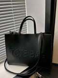 Large Capacity Fashion Tote Bag, Solid Color Simple Casual Crossbody Bag, Women Handbag Shoulder Bag, Stylish Business Casual Office Work Bag