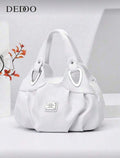 Small Shoulder Tote Bag Metal Decor, S For Women, Rookies & White-Collar Workers