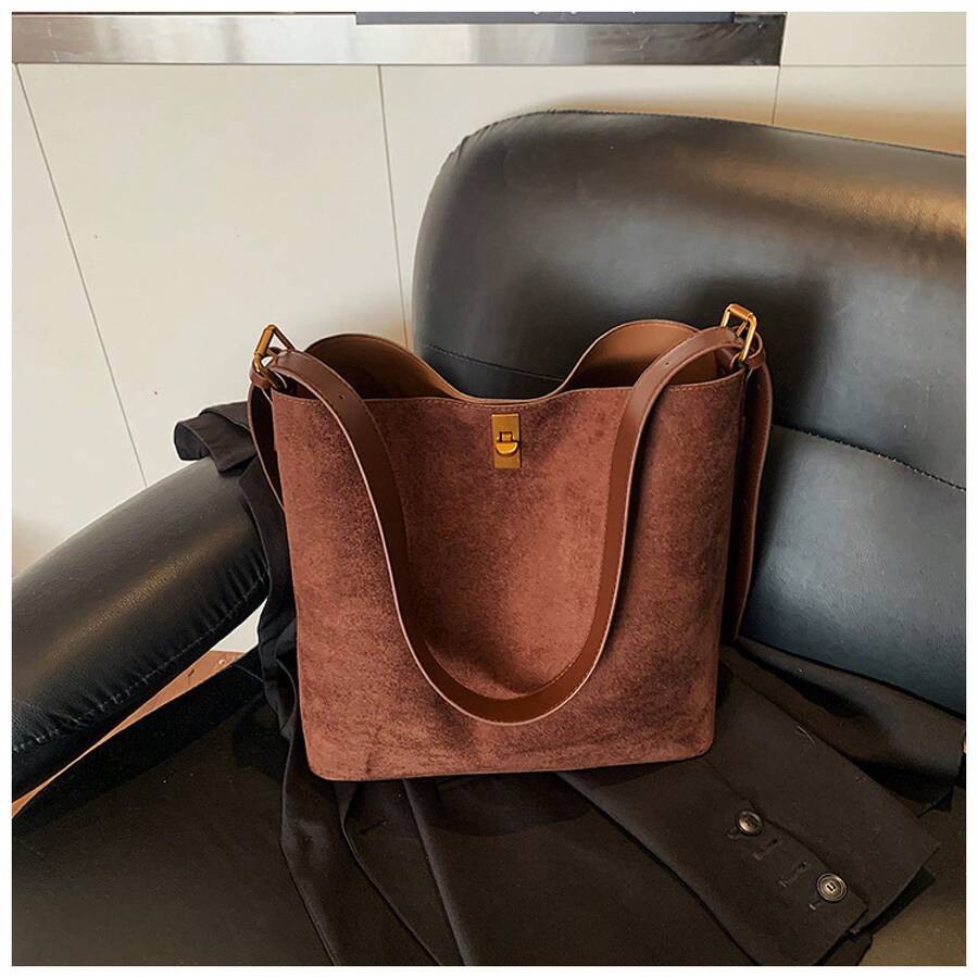 Designer Tote Bag, Luxury Vintage Large Capacity Shoulder Purse Women, Structured Crossbody Handbag Work Travel