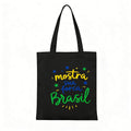 Show Your Strength Brazil Stylish And Casual Canvas Tote Bag, Reusable For Everyday Use, Perfect As A Birthday Gift Or Creative Present. Large Capacity, Foldable, Machine Washable, This Women's Shoppi