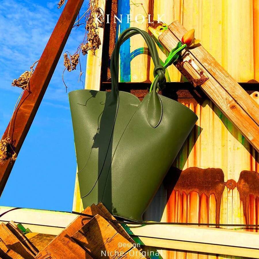 Women's Avocado Green Tote Bag Large Capacity Soft PU Leather Handbag Minimalist Top Handle Shoulder Purse For Daily Shopping Work Travel
