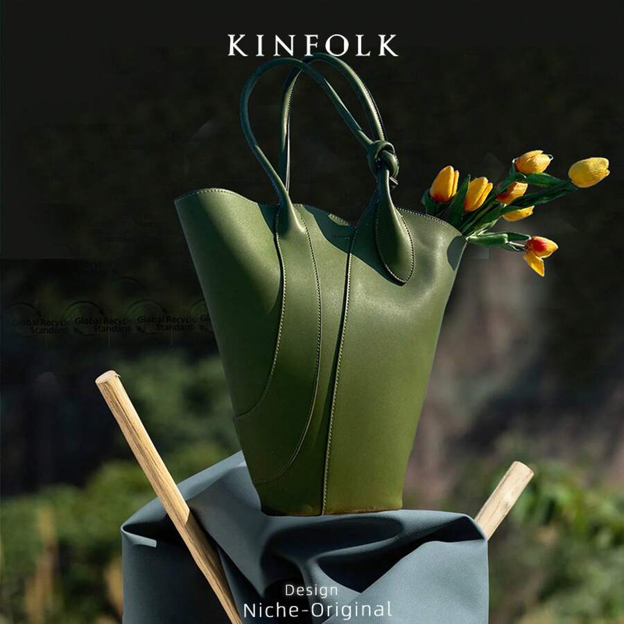 Women's Avocado Green Tote Bag Large Capacity Soft PU Leather Handbag Minimalist Top Handle Shoulder Purse For Daily Shopping Work Travel