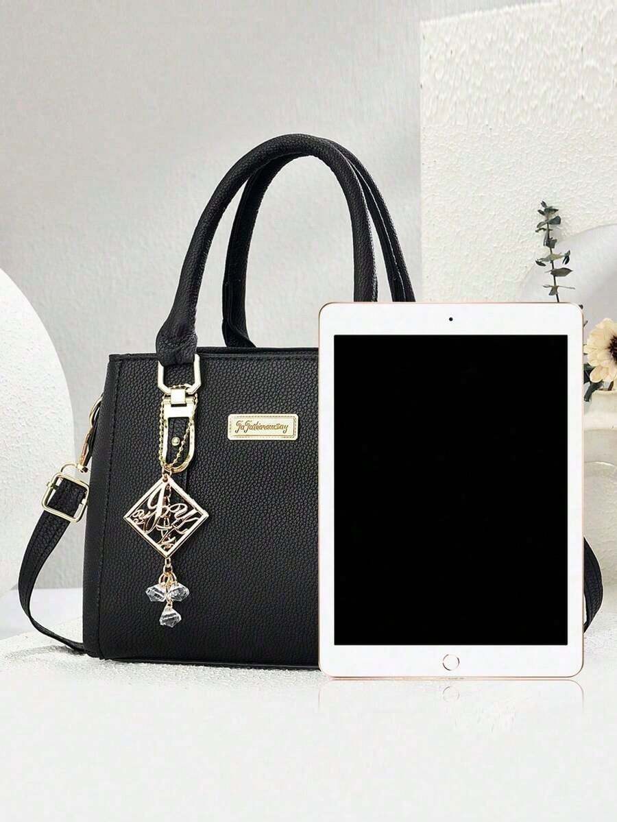 LEATVOOK Elegant Casual Tote Bag For Women, Commuter Shoulder Handbag