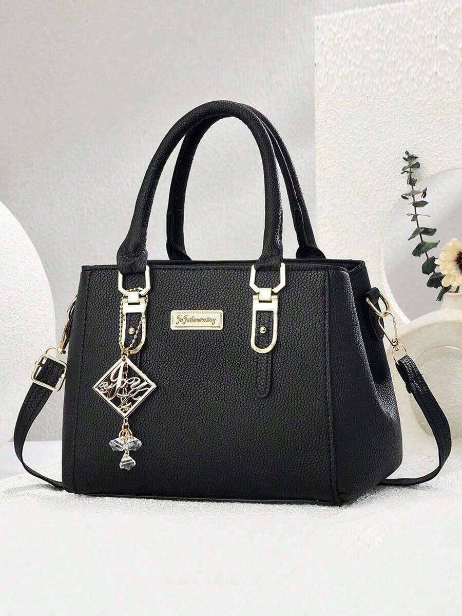 LEATVOOK Elegant Casual Tote Bag For Women, Commuter Shoulder Handbag