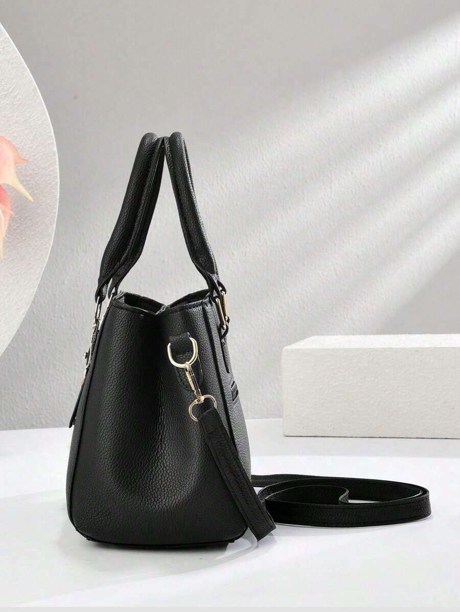 LEATVOOK Elegant Casual Tote Bag For Women, Commuter Shoulder Handbag