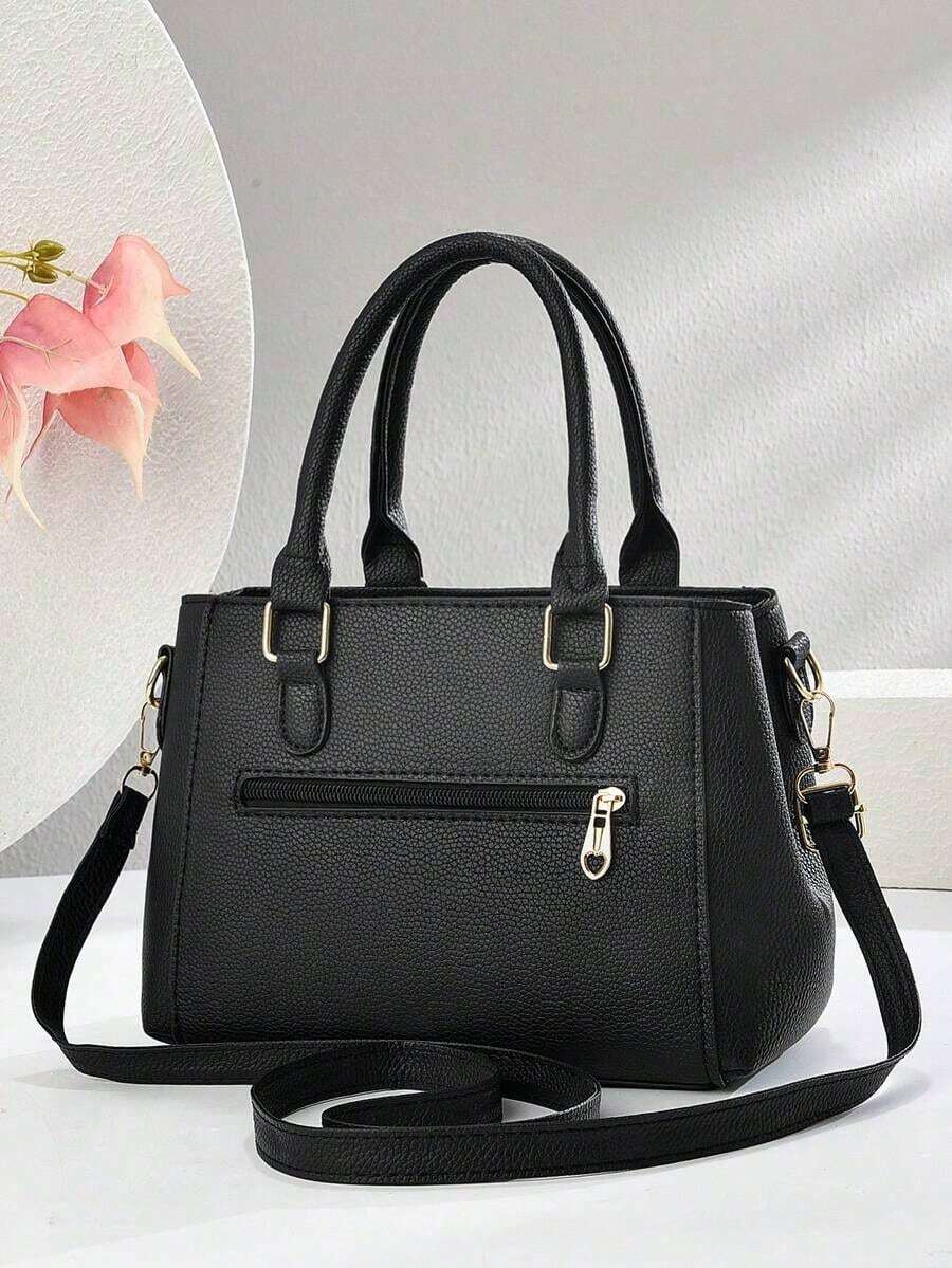 LEATVOOK Elegant Casual Tote Bag For Women, Commuter Shoulder Handbag