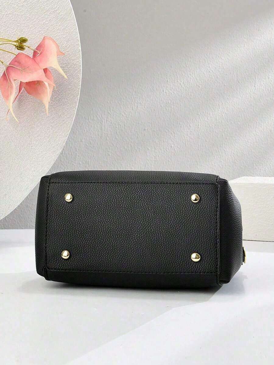 LEATVOOK Elegant Casual Tote Bag For Women, Commuter Shoulder Handbag
