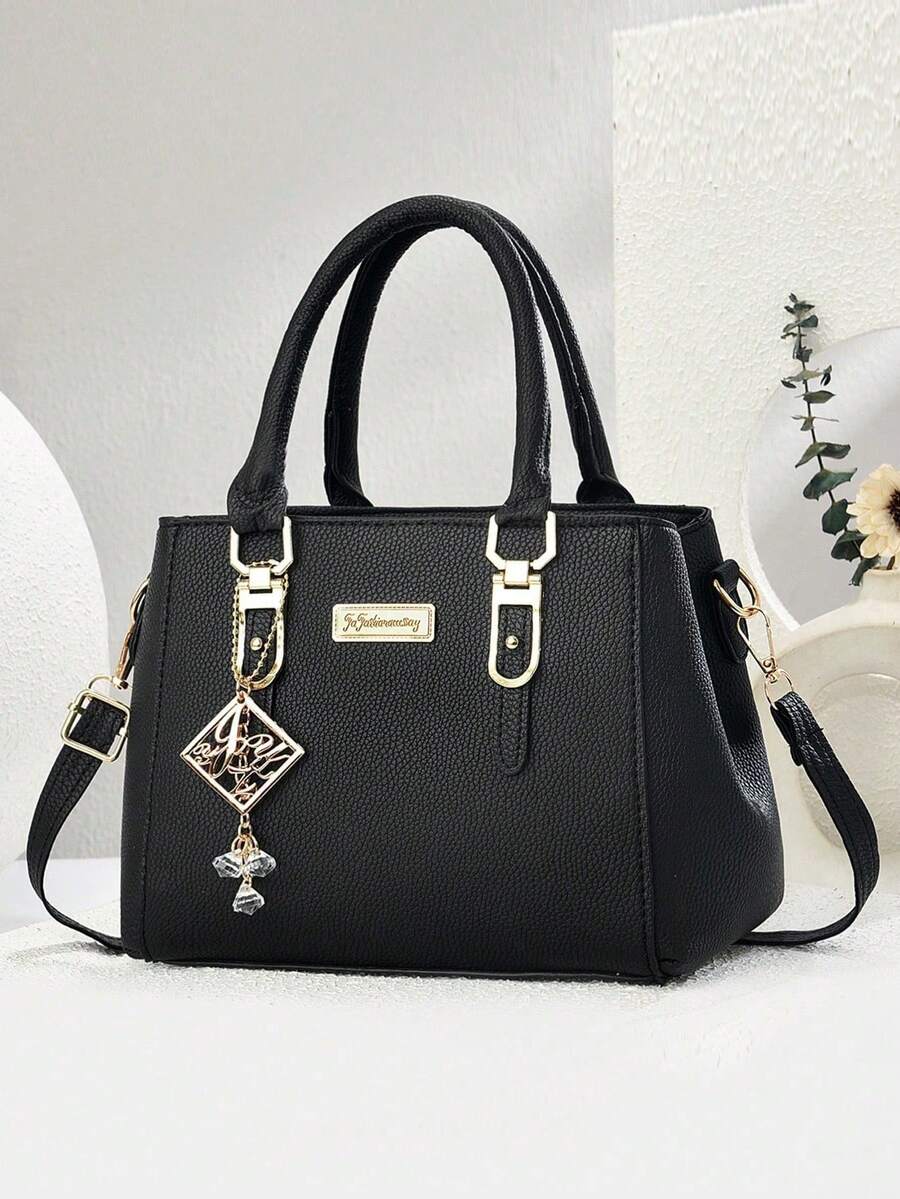 LEATVOOK Elegant Casual Tote Bag For Women, Commuter Shoulder Handbag