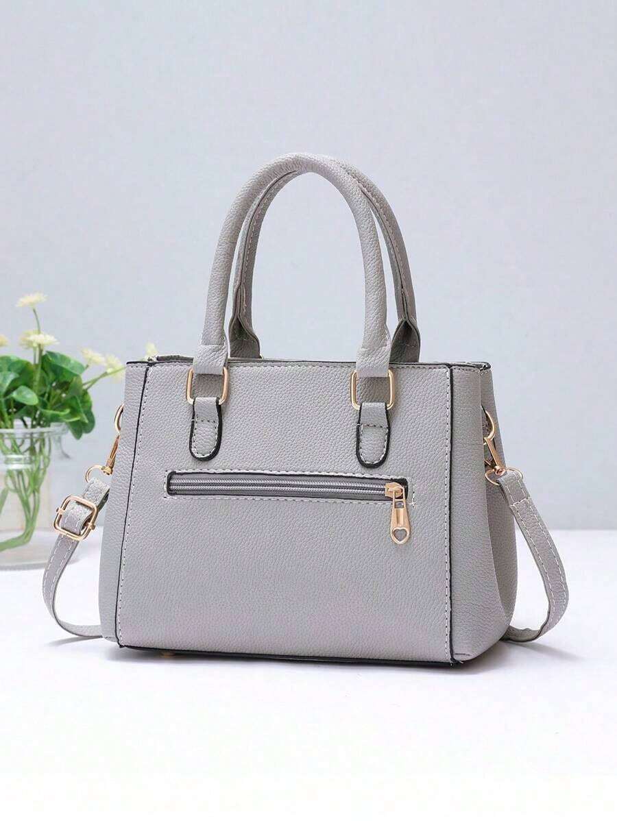 LEATVOOK Elegant Casual Tote Bag For Women, Commuter Shoulder Handbag