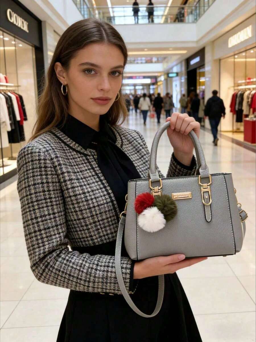 LEATVOOK Elegant Casual Tote Bag For Women, Commuter Shoulder Handbag
