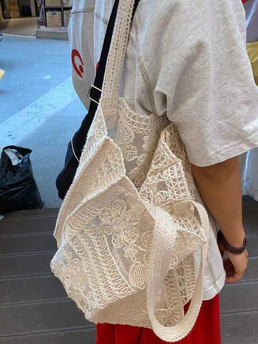 Korean Style Versatile Ins Commute Outdoor Daily Shopping Shoulder Bag Women Fashion New Niche Aesthetic Underarm Tote Bag